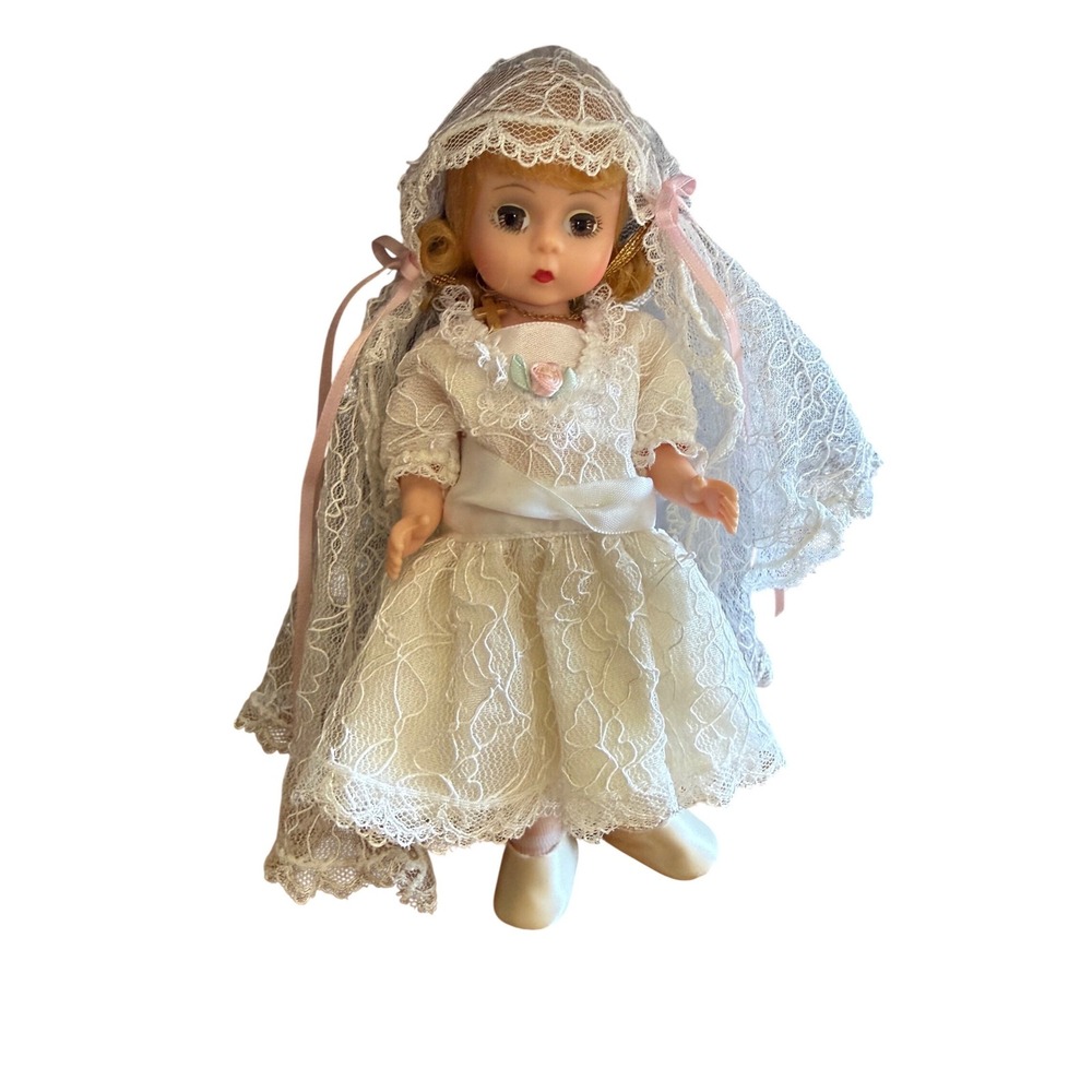Vintage Madame Alexander first‎ communion doll 7" collector adorable